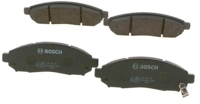 Bosch BP1062 - Brake Pads Car Front Axle - 1 Set of 4 Pads | Bosch Quality - Reduced Noise and Dust - ECE-R90 Certified - Copper-Free
