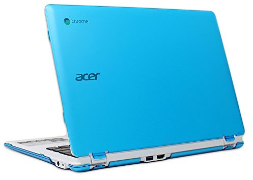 mCover Leggero Custodia Rigida Solo per Acer 13,3 Pollici Chromebook Modello CB5-311 / C810 (Aqua)