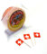 Original AOP Tete de Moine Käse für Girolle halber Laib ca 400 g (ohne Kühlversand) + 3 schweizer Fähnchen