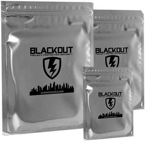BLACKOUT Faraday Cage EMP Taschen Premium Ultra Thick 12pc Prepping Kit Laptops Tablets Smartphones Festplatten