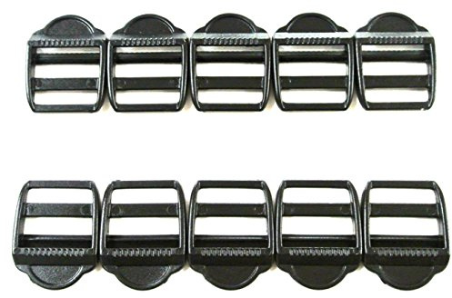 Church Products UK Plastic Ladderlock Buckles 25mm x5,x10,x25,x50,x100 Ideal For Webbing,Straps,Bags