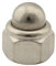 Hutmuttern (selbstsichernd) - M8 - (10 Stück) - DIN 986 - Sechskant-Hutmutter mit Klemmteil - Edelstahl A2 (V2A) - SC986 | SC-Normteile