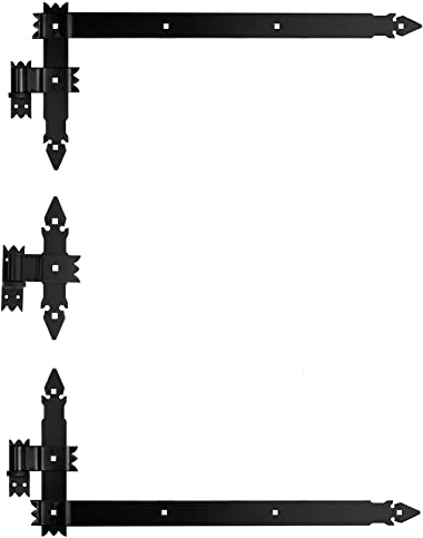 Winkelband Winkelbänder Türbänder Türband Schwarz Pulverbeschichtet (800x340 (3 Teile))