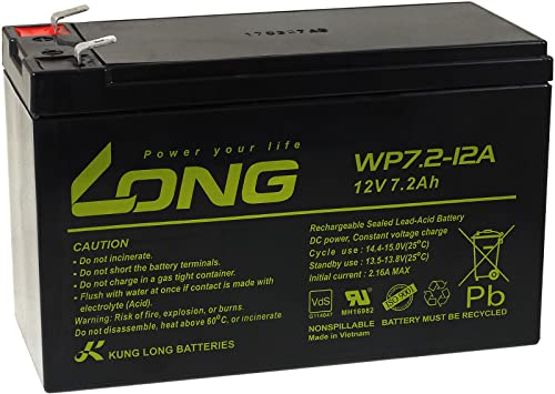 KungLong Ersatzakku für USV APC Power Saving Back-UPS Pro 550, 12V, Lead-Acid