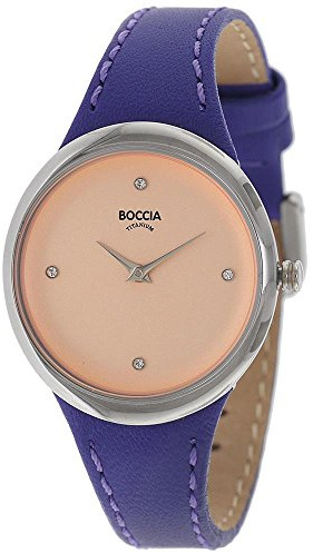 Boccia DamenArmbanduhr Analog Quarz Leder 3276-06