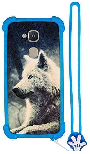 Funda para bq Aquaris VS Funda Silicone Border + Placa Dura de la PC Stand Carcasa Case Cover Lang