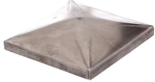 Pfostenkappe f?r quadratische Metallpfosten Stahl zum Anschwei?en Pyramide (40 x 40 mm)