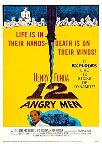 Poster affiche 12 Angry Men Classic Movie Ursprüngliche