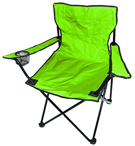 Anglersessel Campingstuhl Faltstuhl Anglerstuhl Regiestuhl mit Getränkehalter und Tasche, Farben Anglerstühle:Lime