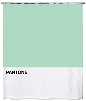 balvi Duschvorhang Pantone Grün Farbe wasserdicht Duschvorhang und Bad, moderner und origineller Stil