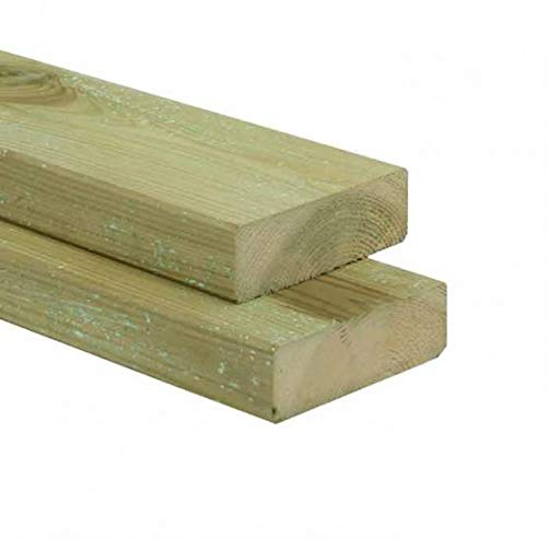 Gartenwelt Riegelsberger - Assi in legno di pino impregnato, 40 x 120 mm, lunghezza 40 cm, 4 lati piallati lisci