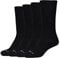 Camano Unisex Diabetikersocken 4er Pack 39/42 black