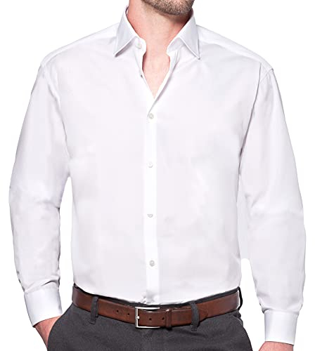 Chemise coupe droite blanche - Blanc - X-Large
