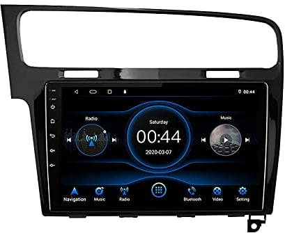 EZoneTronics Android 13 Autoradio für VW Golf 7 Golf VII 2012-2020 mit Wireless Carplay Android Auto Touchscreen GPS Navigation Mirrorlink Bluetooth USB SWC WLAN FM RDS Radio DAB Player 2G + 32G