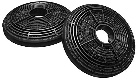 Ciarra Filtre à Charbon CBCF002, lot de 2, Filtre de Recyclage pour Hotte Aspirante Ciarra