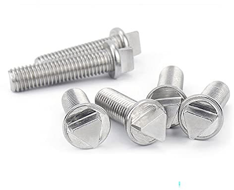 CREULT Vis de sécurité à tête triangulaire M6 M8 M10 - Vis de sécurité antivol - Boulon extérieur triangulaire - Joint de bride d'entraînement - Anti-démontage - 10, M10 x 50 mm