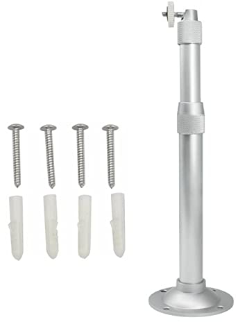 Yunseity Universelle Projektorhalterung, Verstellbare Deckenhalterung, Wandhalterung, 11,8-23,6, Hält Bis zu 5 Kg, mit 1/4-Gewinde, für Heimbüro-Projektoren