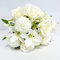 NAWEIDA Künstliche Blumensträuße aus Rosen, Hortensien und Lilien. Realistisches gefälschtes Blumenarrangement für Heimdekoration von Brautstrauß, Wohnzimmer, Esstisch, 2 Stück