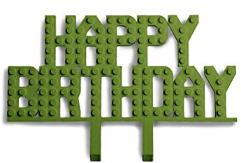 Made Happy Birthday Cake Toppers & Decorations | Green