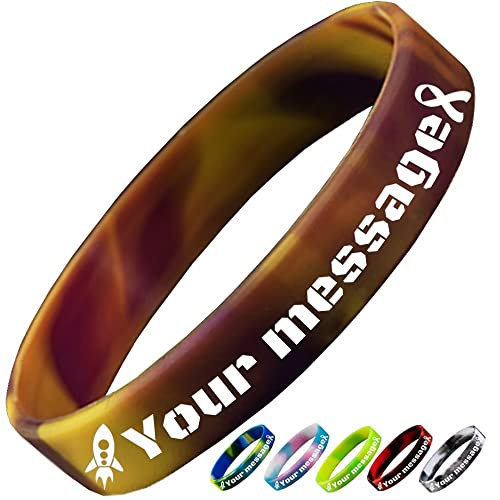 Personalisierbares SOS Armband Silikon personalisiert, Personalisiert Notfallarmband graviert mit Name, Anti-Verlust Gummi-Armband
