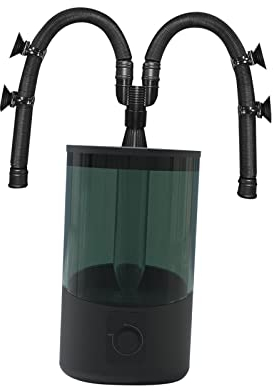 Milageto Reptilien-Terrarium-Luftbefeuchter mit Schlauch, Wassertank, große Kapazität, Verstellbarer Sprüher, Nebelmaschine für Chamäleon-Zubehör