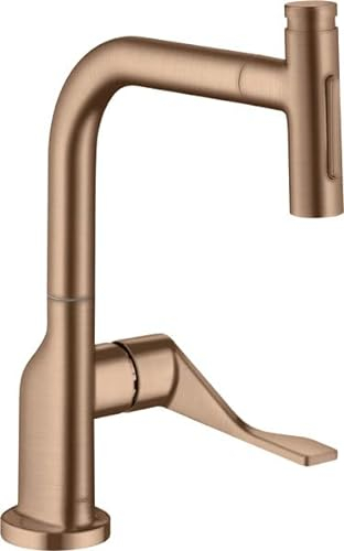 hansgrohe SPT 230 Se 2jet Axor Citterio m Ausziehbr. und sBox, brushed red gold