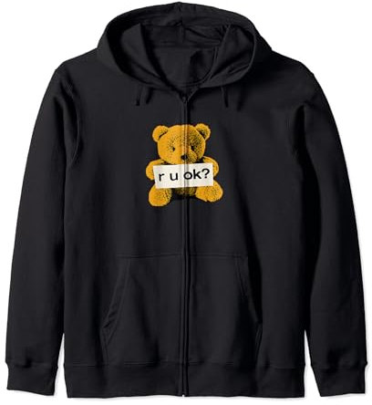 Ufficiale Yungblud Teddy r u ok? Nero Felpa con Cappuccio