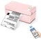 JADENS Bluetooth Thermal Label Printer 4x6, Pink Wireless Shipping Label Printer for Small Business & Packages, Compatible with iOS, Android, Mac, Windows, Amazon, Etsy, Ebay, Shopify