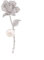 Broche Femme Broche Rose de haute qualité, personnalisée, costume, manteau, Corsage, luxe, perle, tempérament, accessoires polyvalents Broche de Mode (Color : Silver)