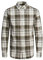 JACK & JONES Jprblubrook Structure T-Shirt à Carreaux L/S Sn Chemise de Loisirs, Vert Olive, M Homme