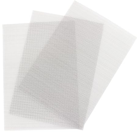 3 pièces Grillage Métallique en 304 Acier Inoxydable, 305 X 210 mm, 20 Mesh, Diamètre du fil 0,5 mm et trou 1 mm, Maille Métallique en Acier Inoxydable, Grille Métallique Maille Toile Inox