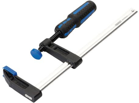 Draper F-Clamp, 200mm - 18944 - Soft Grip, Protective Jaw Guards