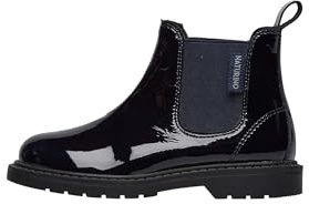 Naturino Stivaletti Chelsea in vernice, Navy 28