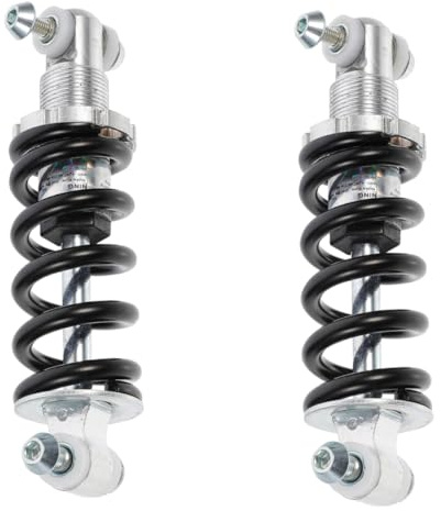 VANZACK 2pcs Steel Shock Absorbers for Mountain Bike Portable Bike Shocks Absorber for Cycling Accessories and Trail Riding