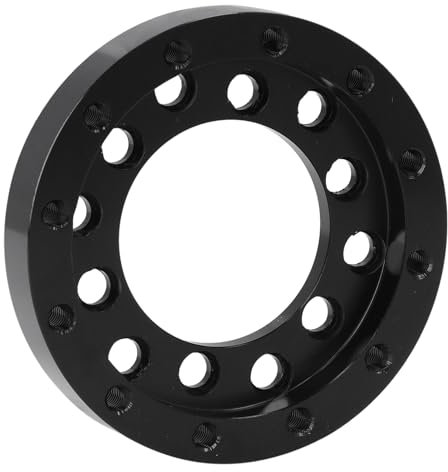 Alu-Lenkrad-Adapterplatte, Schwarz, Ersatzzubehör, Auto-Gaming-Lenkrad-Adapter für G25 G27 (70MM)