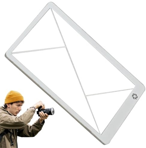 Goldener Schnitt-Sucher – Goldenes Dreieck//Drittelregel-Komposition, 3 Stile, Fotokompositions-Tool, Camcorder-Sucher für professionelle Fotografen oder Amateure