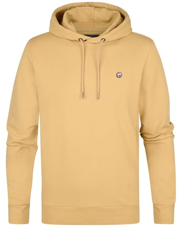 Petrol Industries Herren Kapuzenpullover - Sweatshirt Pullover Rundhals - Hoodie Mit Kapuze - Herrenbekleidung - Gelb - L