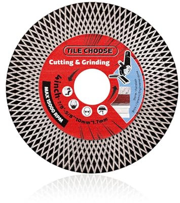 4/105mm Ceramic Cutting Disc,Grinding Tile Blade for Cutting and Grinding Porcelain Tile Granite Marble