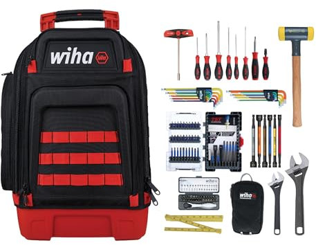 Wiha 91876 114 Piece Industrial MRO Tool Kit in Heavy Duty Backpack