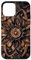 Intricately Carved Wooden Floral Mandala Pattern Case for iPhone 12 mini