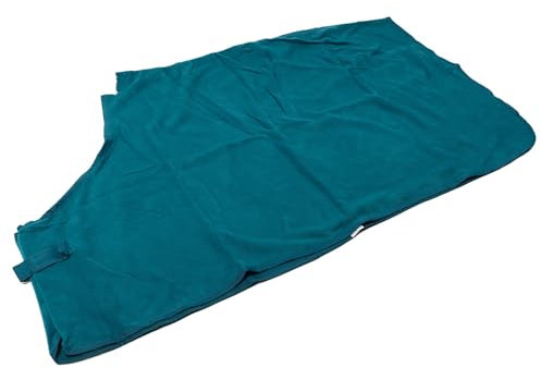 Qukaim Pferdedecke, warmes, bequemes Schutzlaken für kleine, mittelgroße Pferde, modisches grünes Design, exquisite Details, Pferdemantelzubehör