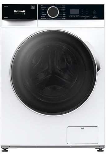 BRANDT WFB584QW1 Lave-linge Frontal Blanc, Classe A, 8 kg, 1400 tr/min, 72 dB