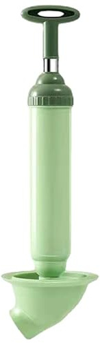 LAPYAPPE Stantuffo per WC da Bagno in PVC Aspirazione Potente per Sbloccare Scarichi, per Uso Domestico e Bagno Materiale Resistente Colore Verde Chiaro