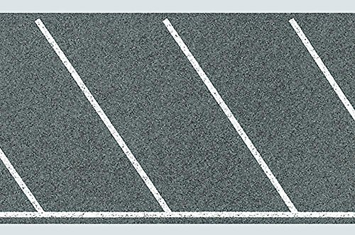 FALLER 170634 - Parkplatzfolie, Diagonalmarkierung, Weiß