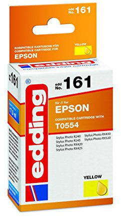 edding 18-161 Druckerpatrone EDD-161, Ersetzt: Epson T0554, Einzelpatrone, gelb