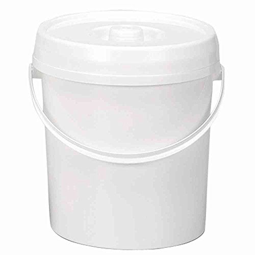 Lockweiler 106431177 Windeleimer mit Deckel, 11 L, Durchmesser 27 cm, weiß