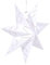 Best Season Papier-ErsatzsternSensy Mini Star 34 Durchmesser 34 cm, inklusive Halterung, Vierfarb-Karton, crème 231-28
