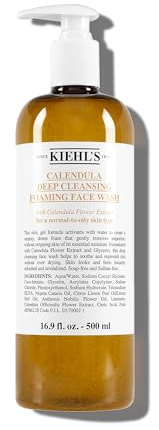 Kiehl's - Calendula Deep Cleansing Face Wash, Boosts Moisture - 16.9 fl oz