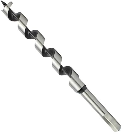 Weischer® - Schlangenbohrer 15 x 600 mm | Holzbohrer Spiralbohrer | 6-Kant-Schaft | Gewindespitze für präzise Bohrung | Weich- & Hartholz | stabiler & bruchfester Bohrer