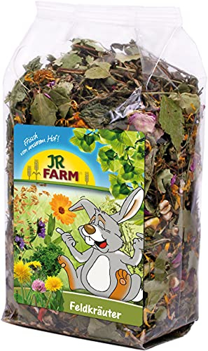 JR FARM Herbes des Champs | Pack de 3 | 3 x 200 g | Alimentation complémentaire pour Tous Les rongeurs et Lapins Nains | Herbes des Champs séchées avec des Flocons de céréales aromatiques